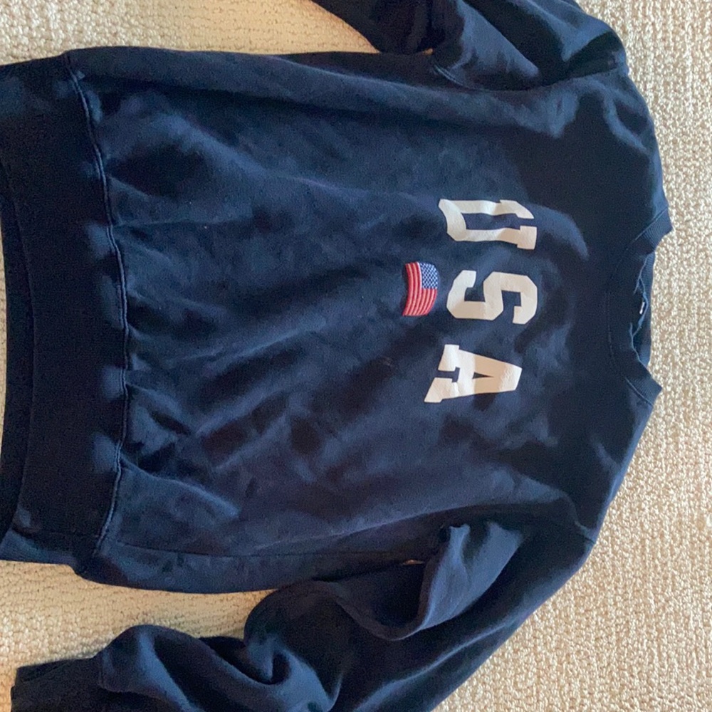 Brandy melville Navy blue USA sweatshirt